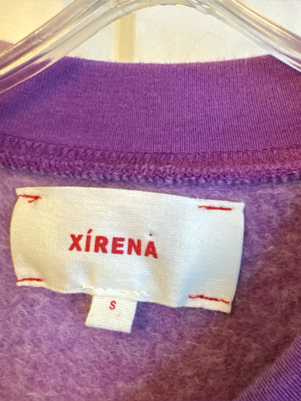 Xirena Estella Wisteria Sweatshirt Boho Quilt Star Floral Patchwork Womens Small - Picture 5 of 9